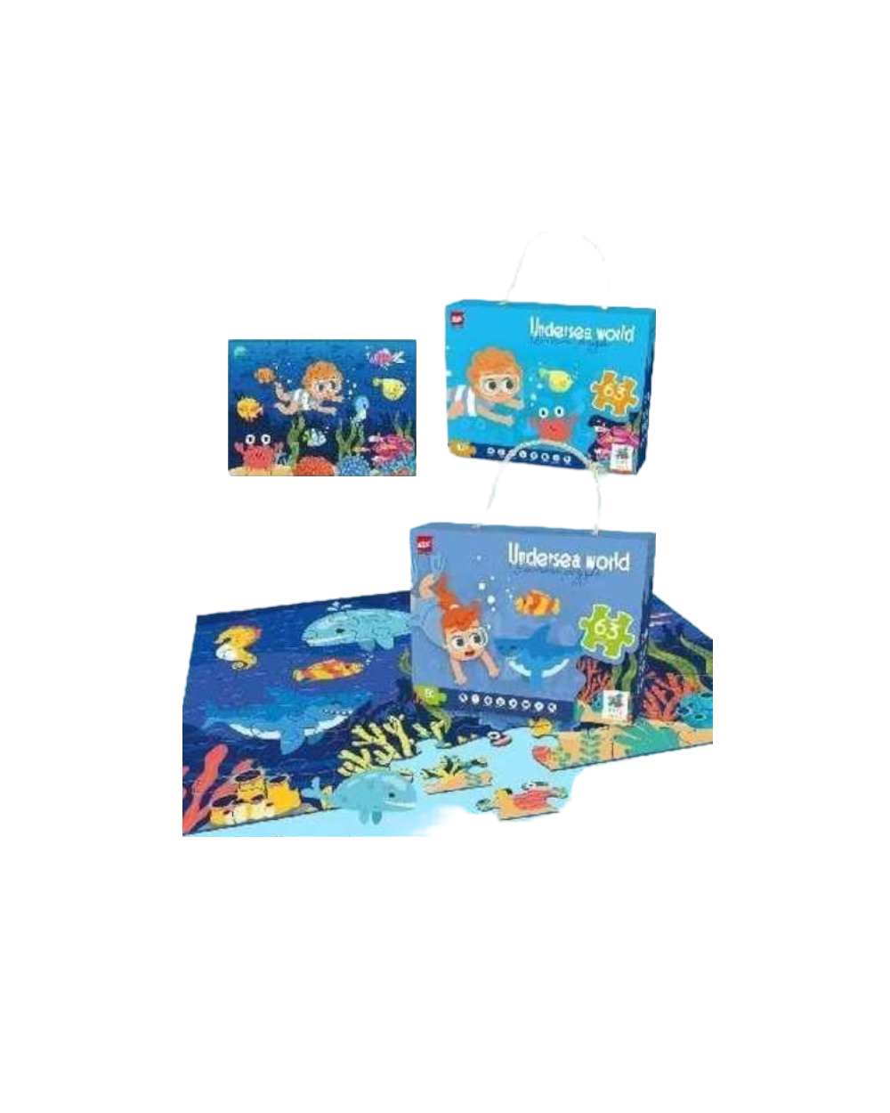 Παιδικό puzzle 63 κομματιών - Undersea World - 66307