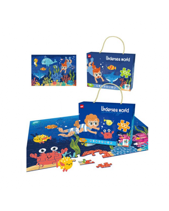 Παιδικό puzzle 100 κομματιών - Undersea World - 61007