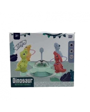 Περιστρεφόμενο παιχνίδι με κρίκους - Δεινόσαυροι - 589-68A