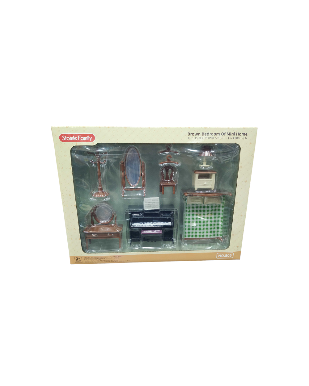 Παιχνίδι σετ Κρεβατοκάμαρας με αξεσουάρ - E05