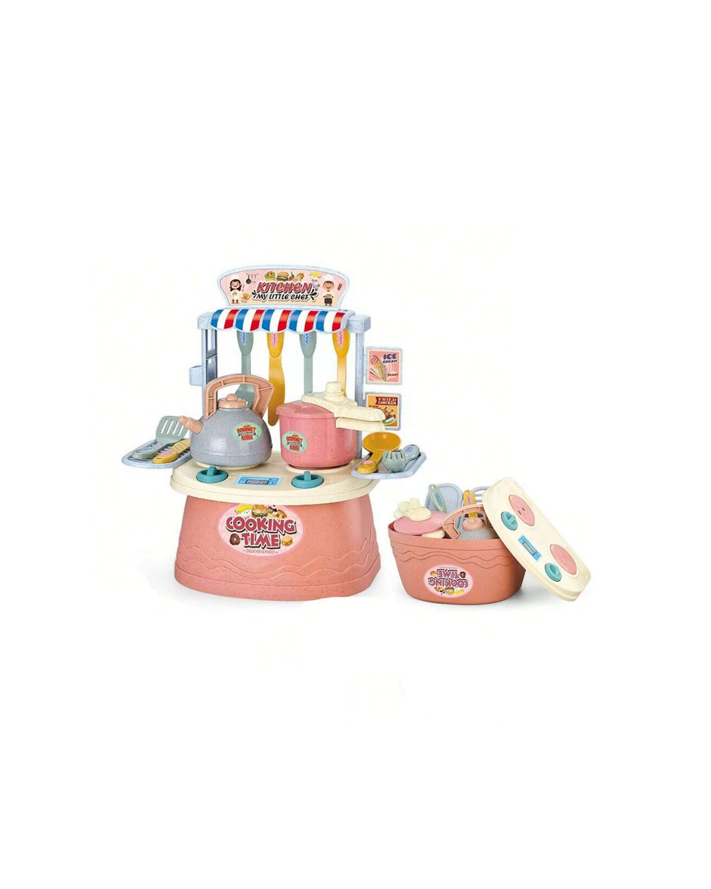 Σετ βαλιτσάκι-πάγκος μαγειρικής με αξεσουάρ - 1077-5