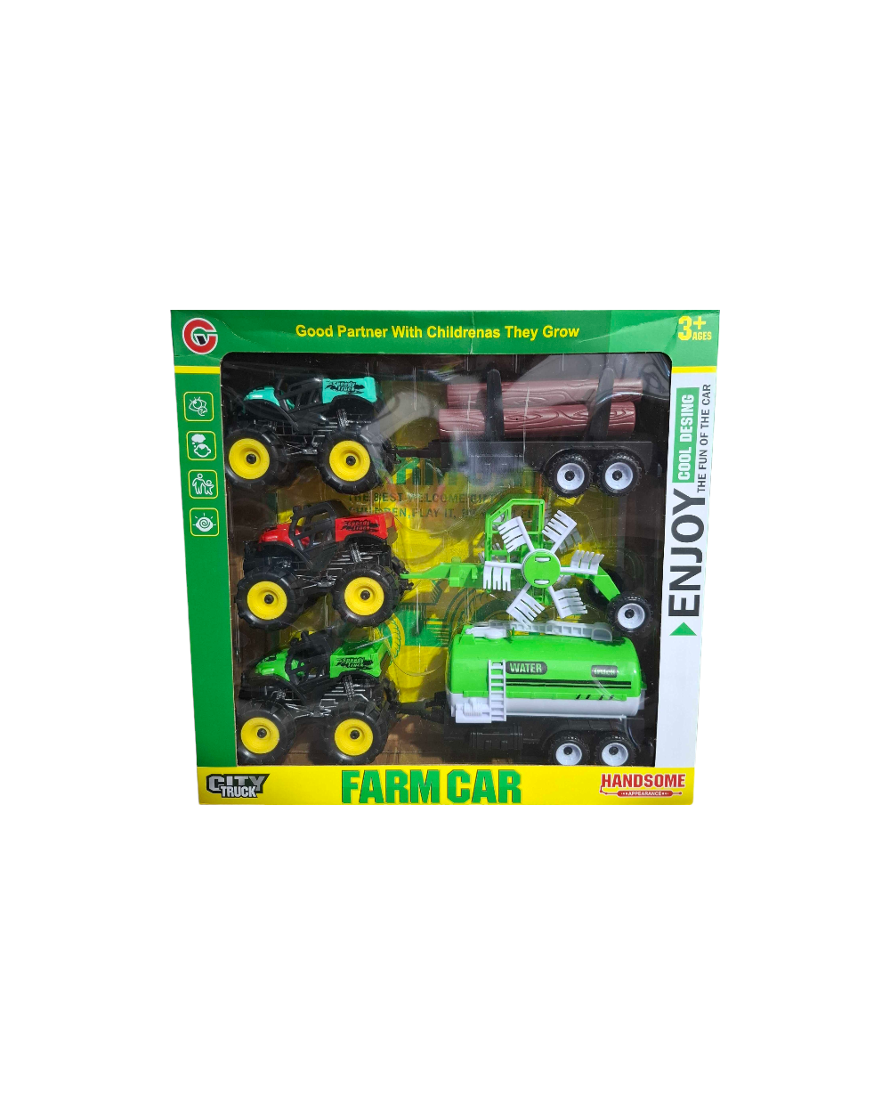 Σετ αγροτικά οχήματα με αξεσουάρ - 9871-30