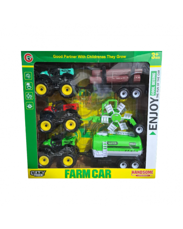 Σετ αγροτικά οχήματα με αξεσουάρ - 9871-30