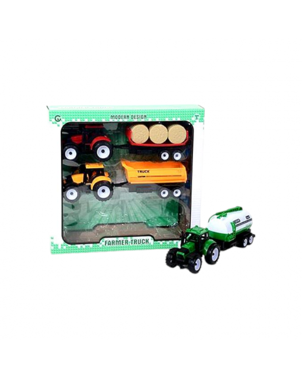 Σετ αγροτικά οχήματα με αξεσουάρ - 9979-20A