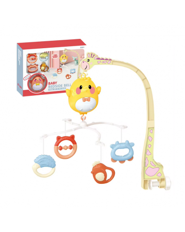 Βρεφικό μουσικό περιστρεφόμενο καρουζέλ κούνιας - BM1017
