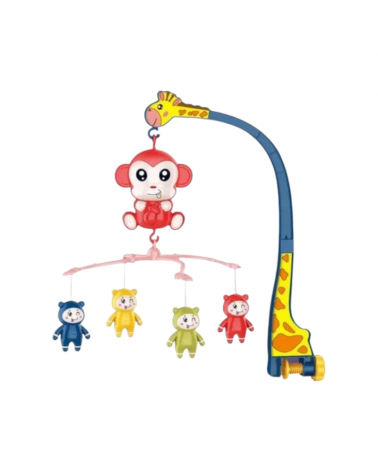 Βρεφικό μουσικό περιστρεφόμενο καρουζέλ κούνιας - BM1020