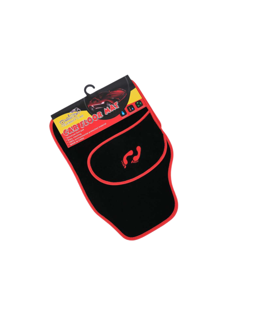 Πατάκια αυτοκινήτου – Celebrity Car - 001 - 4pcs - 122193 - Red