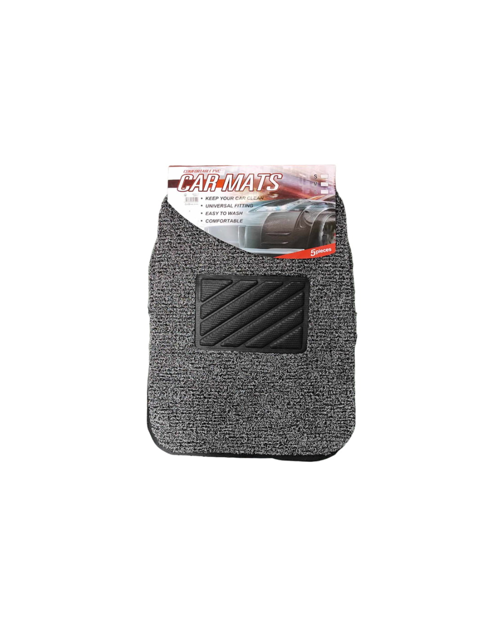 Πατάκια αυτοκινήτου - 4pcs - QS-01 - 122377 - Grey