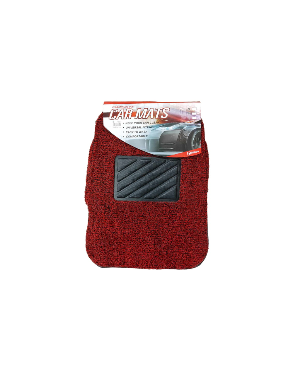 Πατάκια αυτοκινήτου - 4pcs - QS-01 - 122377 - Red