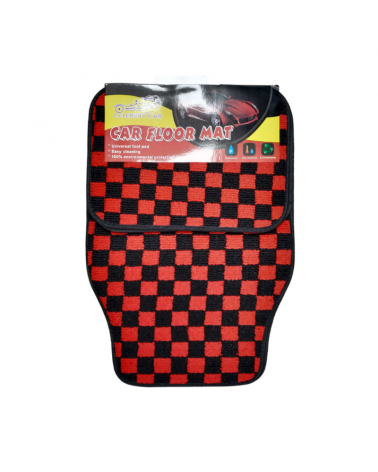 Πατάκια αυτοκινήτου - 4pcs - GZ01 - 122384 - Red