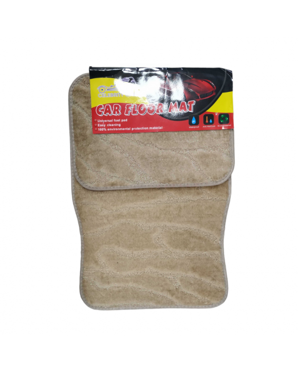 Πατάκια αυτοκινήτου - Celebrity Car - 4pcs - TH01 - 122391 - Beige