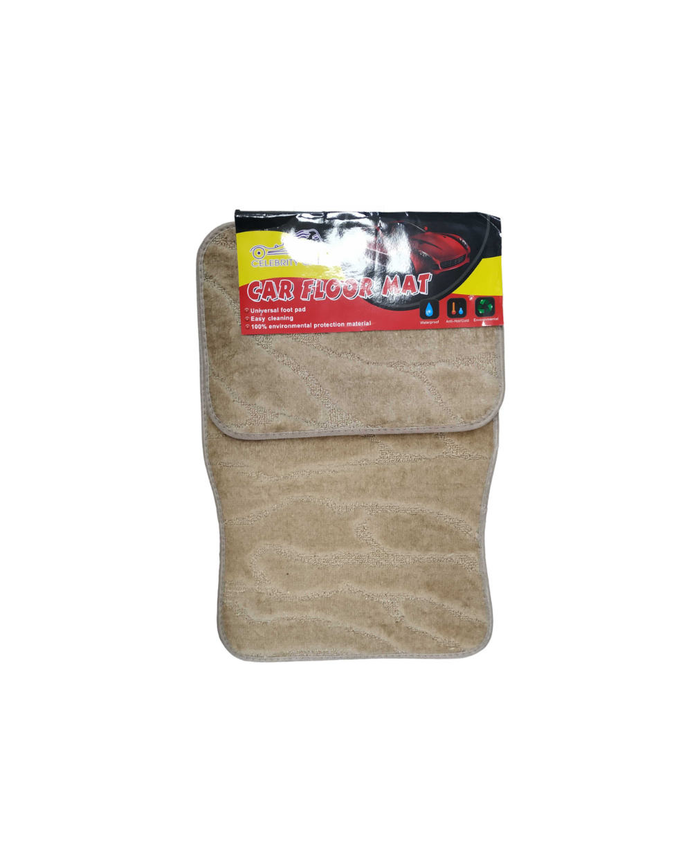 Πατάκια αυτοκινήτου - Celebrity Car - 4pcs - TH01 - 122391 - Beige