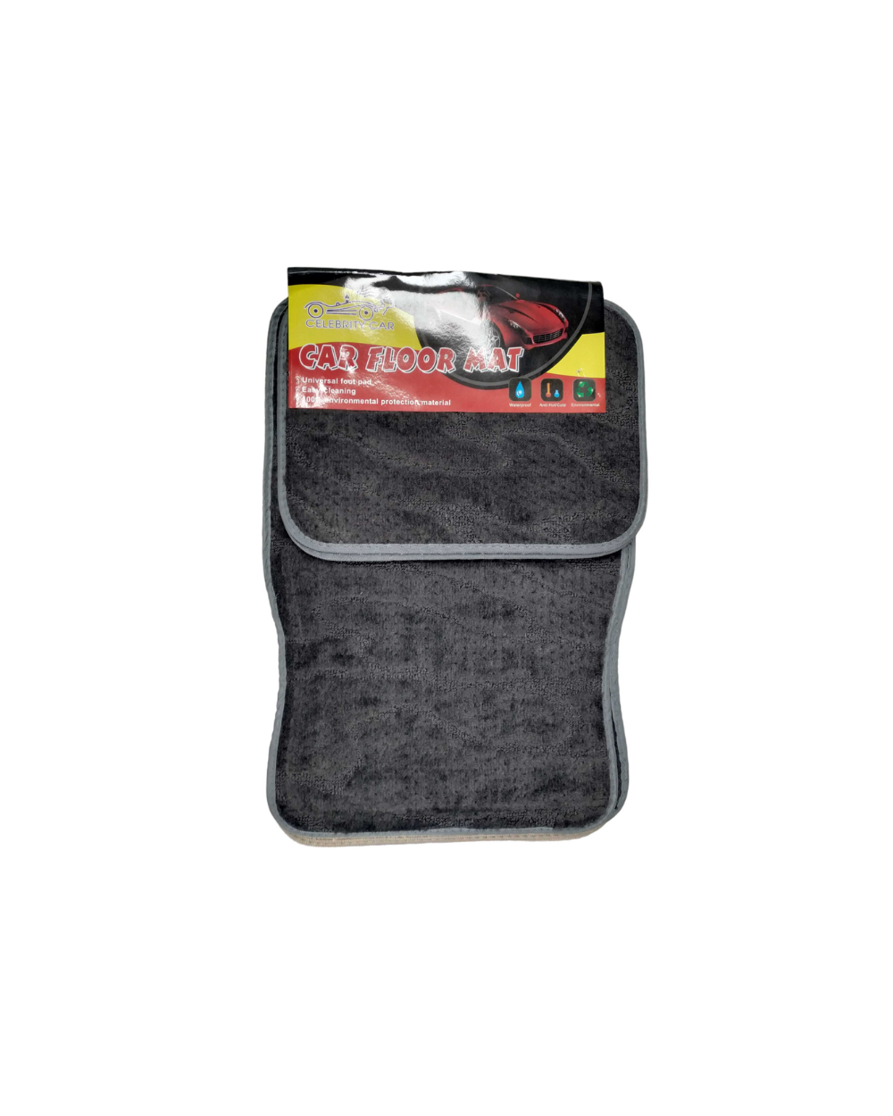 Πατάκια αυτοκινήτου - Celebrity Car - 4pcs - TH01 - 122391 - Grey