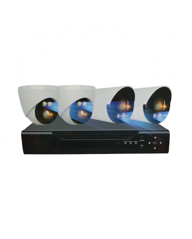 Καταγραφικό δικτύου με 4 κάμερες – CCTV Security Recording System – POE - 080074
