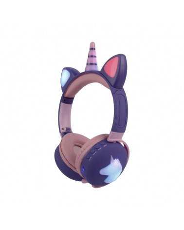 Ασύρματα ακουστικά - Unicorn Headphones - ME17 - 258606 - Purple
