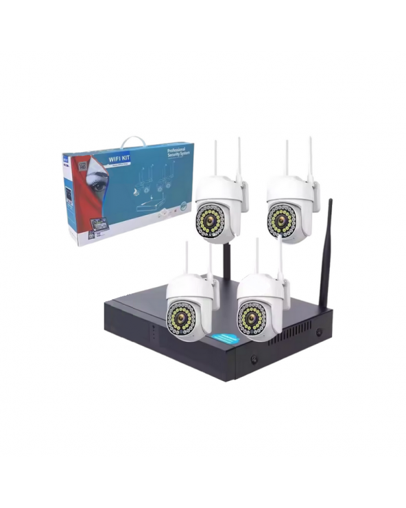 Καταγραφικό δικτύου με 4 κάμερες – WIFI KIT