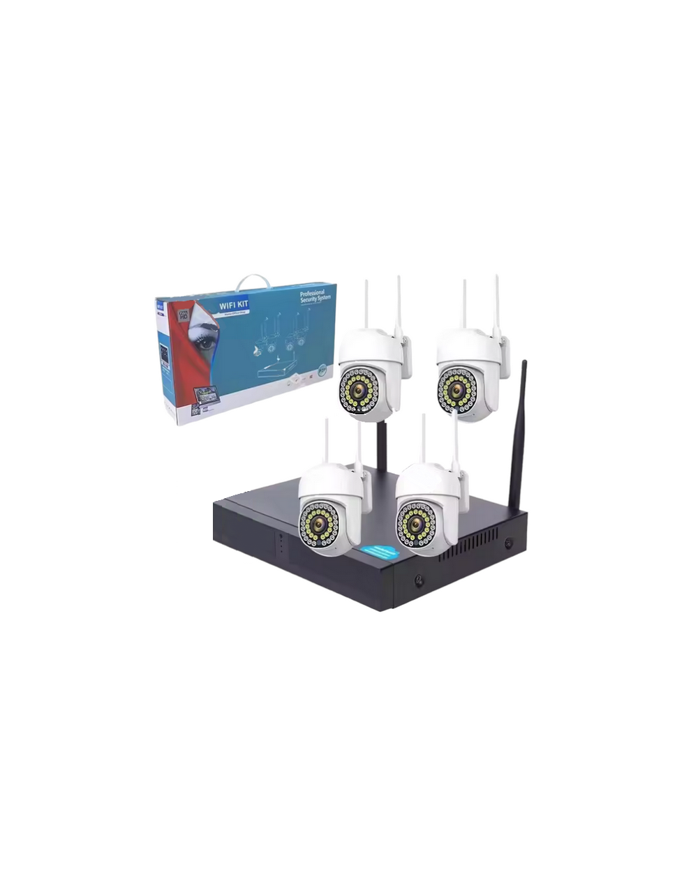 Καταγραφικό δικτύου με 4 κάμερες – WIFI KIT