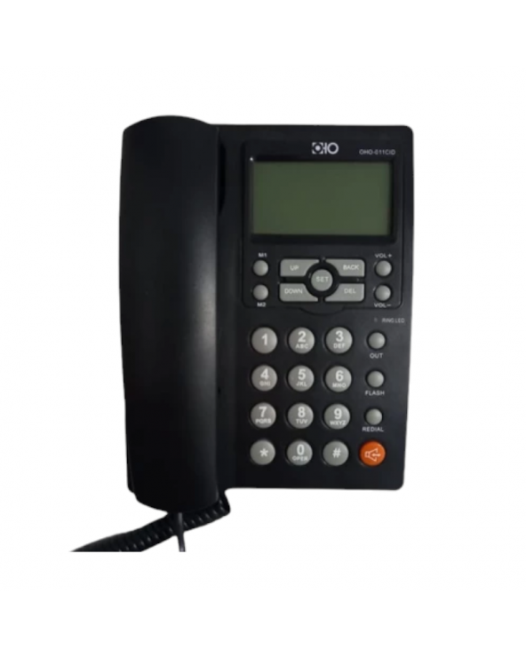 Ενσύρματο σταθερό τηλέφωνο - OHO-011 - 300641 - Black