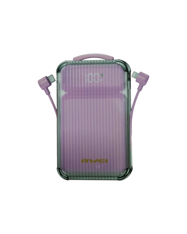 Powerbank - P89K - 10.000mah - AWEI - 009386 - Pink