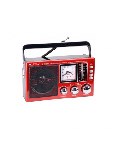 Επαναφορτιζόμενο ραδιόφωνο - XB-872BT-C - 108723 - Red