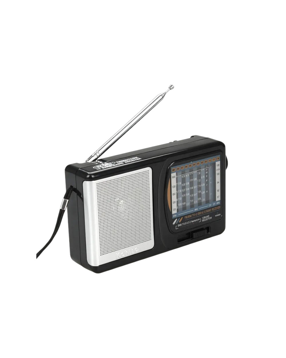 Φορητό ραδιόφωνο - KK9812 - 498124 - Black
