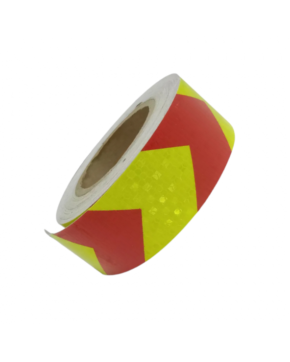 Ανακλαστική κολλητική ταινία σήμανσης με βέλος - 5cm/10m