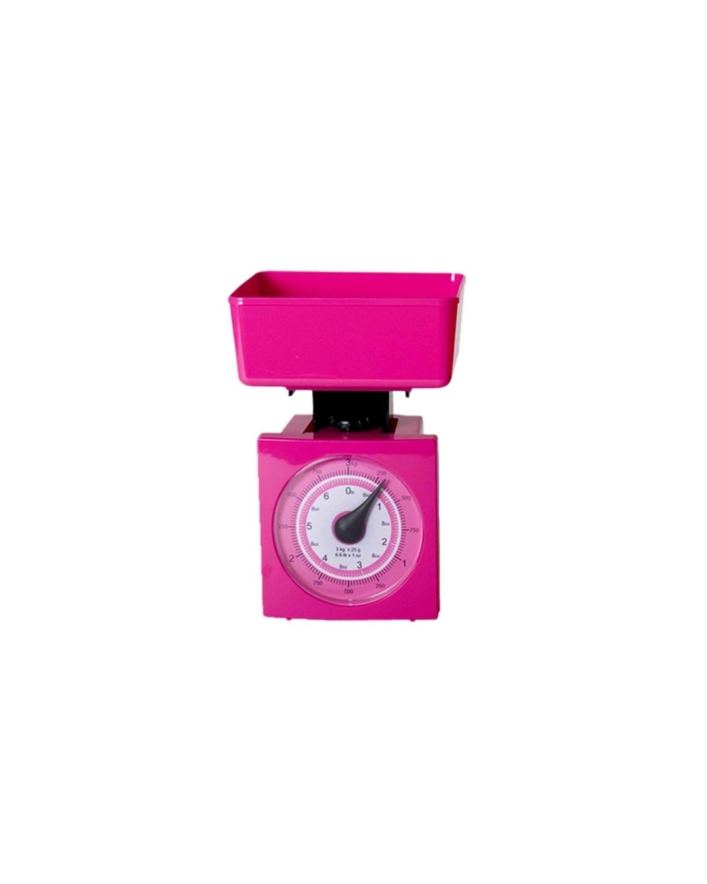 Αναλογική ζυγαριά κουζίνας με κάδο - KS-015 - 112425 - Pink