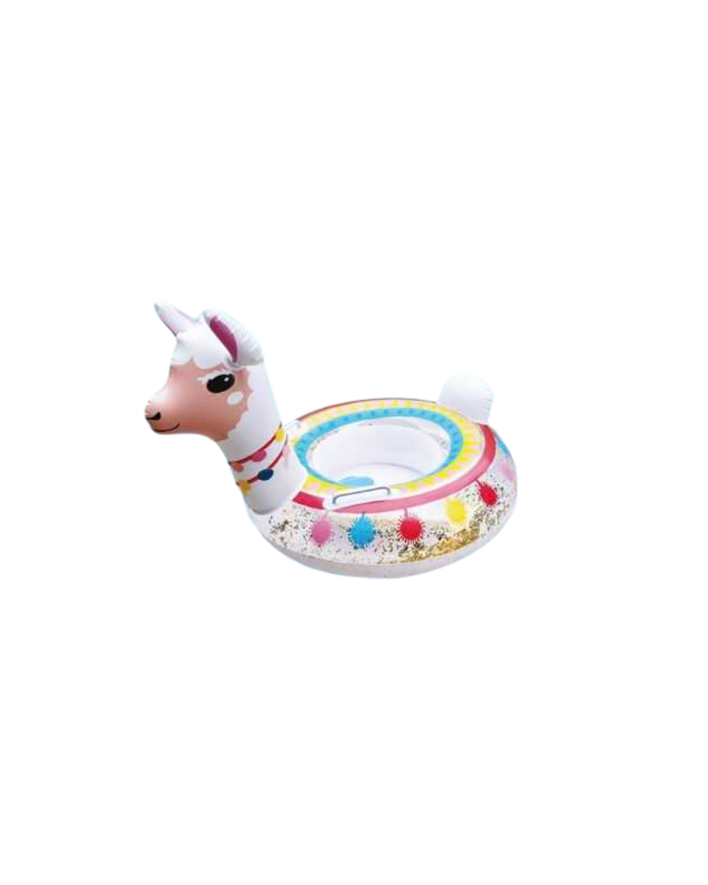 Φουσκωτό σωσίβιο Llama με κάθισμα και λαβές - 80cm