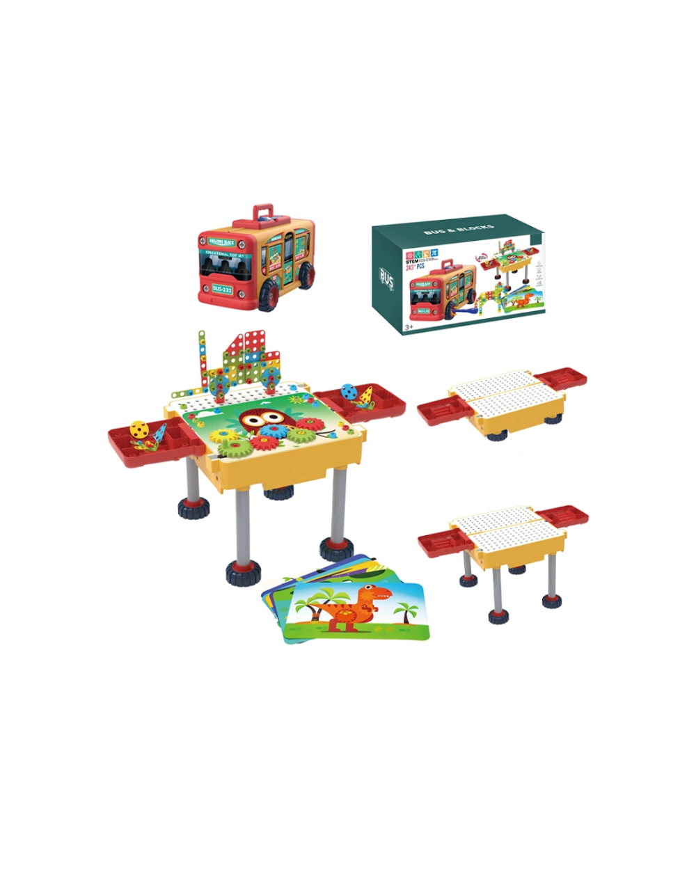 Εκπαιδευτικός πάγκος DIY - Παζλ - CXL200-80EDIY - 332 PCS