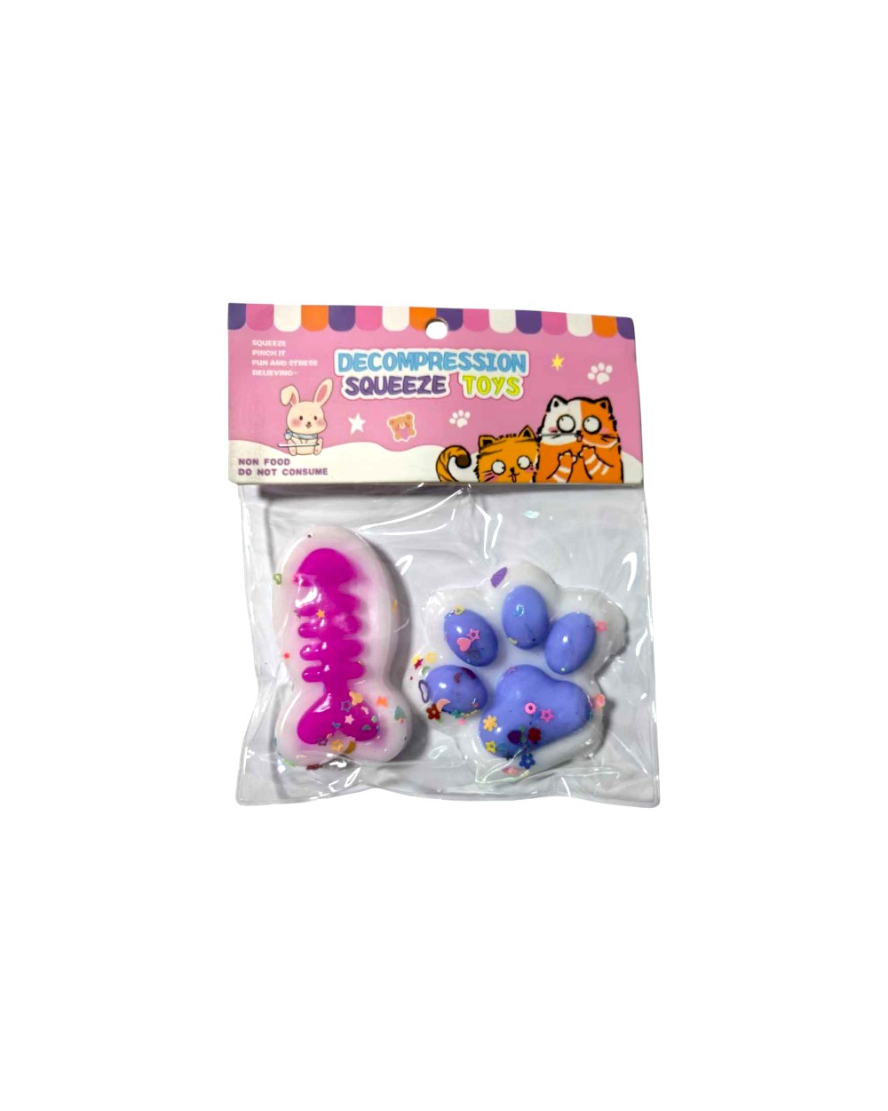 Πατούσα Antistress Squishy - Σετ 16pcs - GA524-12
