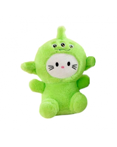 Λούτρινο κουκλάκι Γατάκι με στολή - 25cm