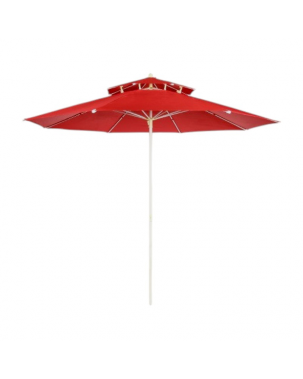 Ομπρέλα κήπου - Αντιανεμική - YB3088 - 2.5m - 960200 - Red