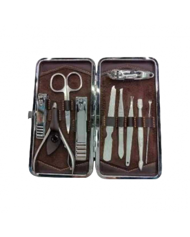 Επαγγελματικό σετ περιποίησης νυχιών σε θήκη - 381A - 10pcs