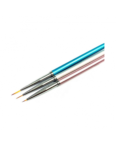 Σετ πινέλα μανικιούρ Nail Art - B158 - 3pcs