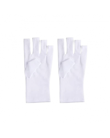 Γάντια μανικιούρ για προστασία από ακτινοβολία UV - NG01 - 910532 - White