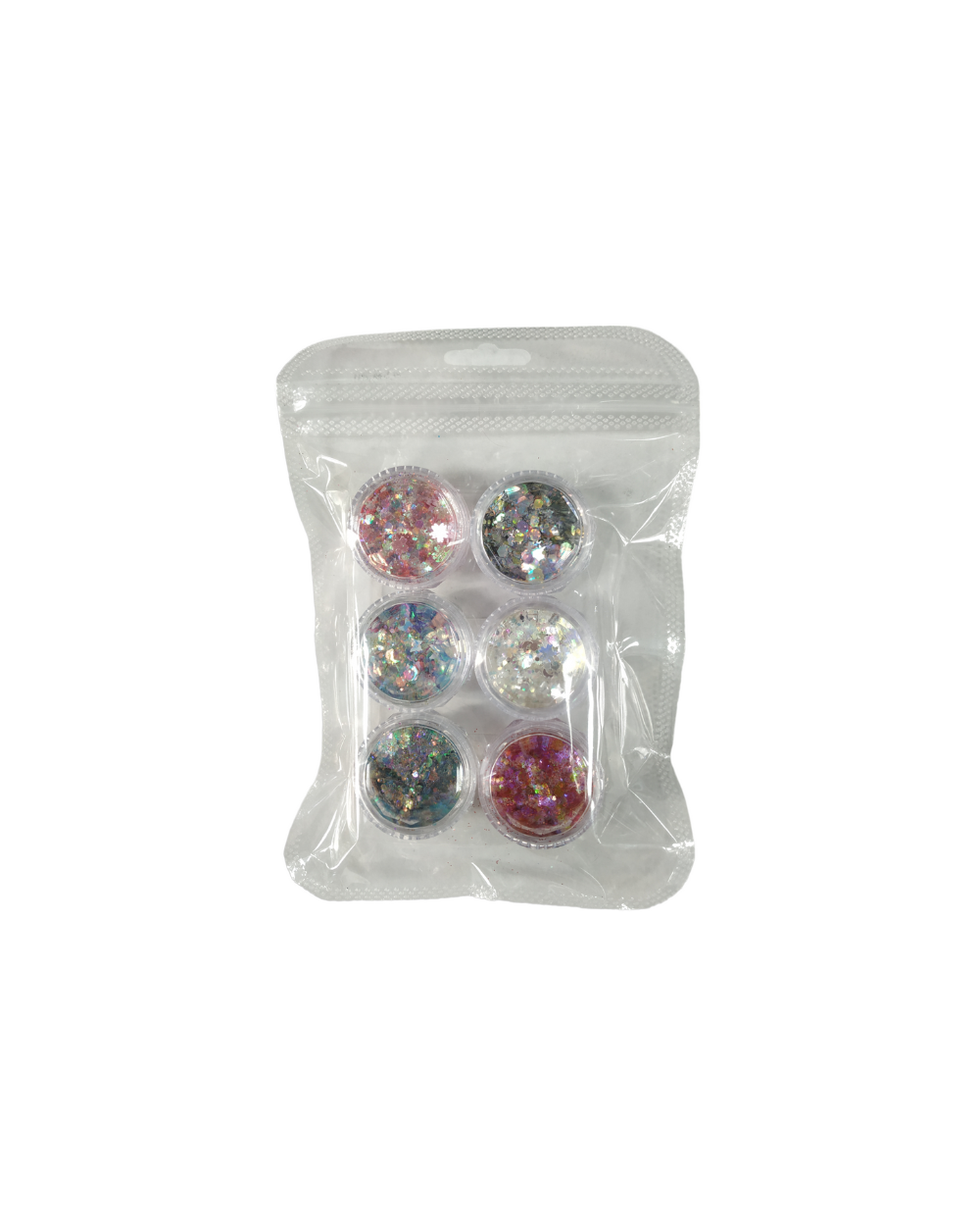 Σετ Glitter νυχιών Nail Art - ND129 - 6pcs