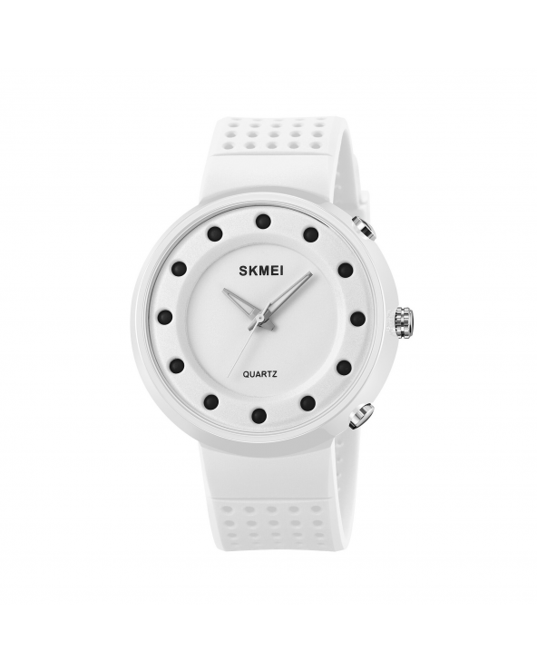 Αναλογικό ρολόι χειρός LED - Skmei - 2132 - White