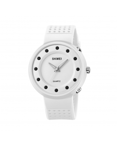 Αναλογικό ρολόι χειρός LED - Skmei - 2132 - White