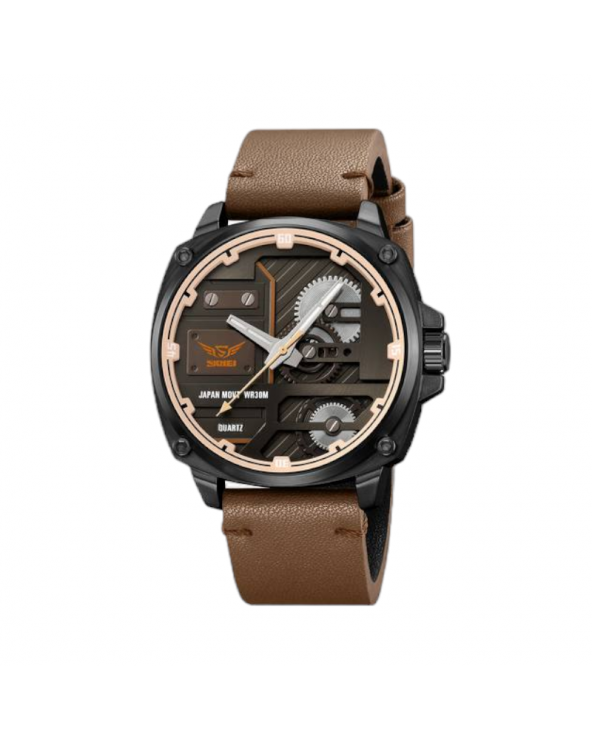 Αναλογικό ρολόι χειρός – Skmei - 2289 - Light brown