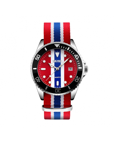 Αναλογικό ρολόι χειρός – Skmei - 9133 - Red/Blue