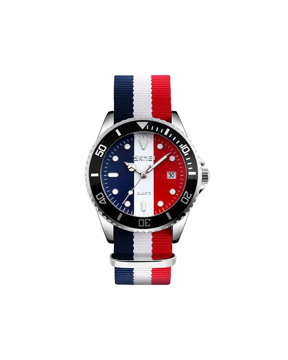 Αναλογικό ρολόι χειρός – Skmei - 9133 - Red/White/Blue