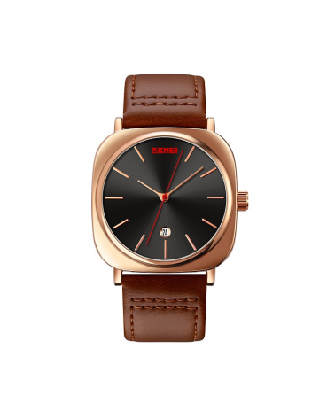 Αναλογικό ρολόι χειρός – Skmei - 9266 - Brown/Gold