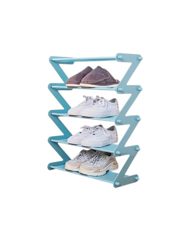 Ραφιέρα παπουτσιών 5 επιπέδων - YH8802-5 - 522466 - Blue