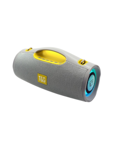 Ασύρματο ηχείο Bluetooth - TG-437 - LED RGB - 813553 - Grey