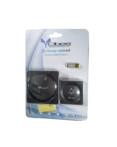 Ασύρματο κουδούνι πόρτας - VV6 - 113569 - Black