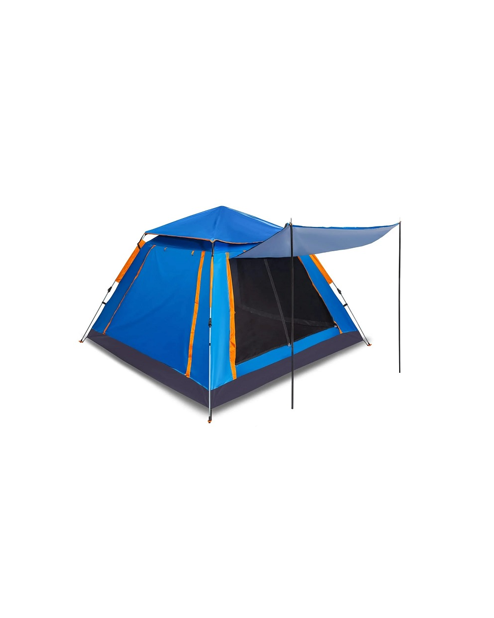 Σκηνή Camping 3 ατόμων με σκίαστρα - YB3021 - 2x2m - 960002 - Blue