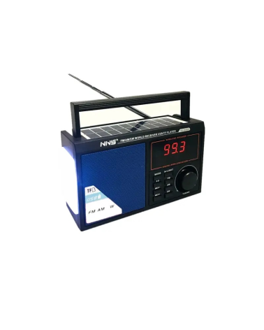Επαναφορτιζόμενο ραδιόφωνο με ηλιακό πάνελ - NS2036S - 020365 - Blue