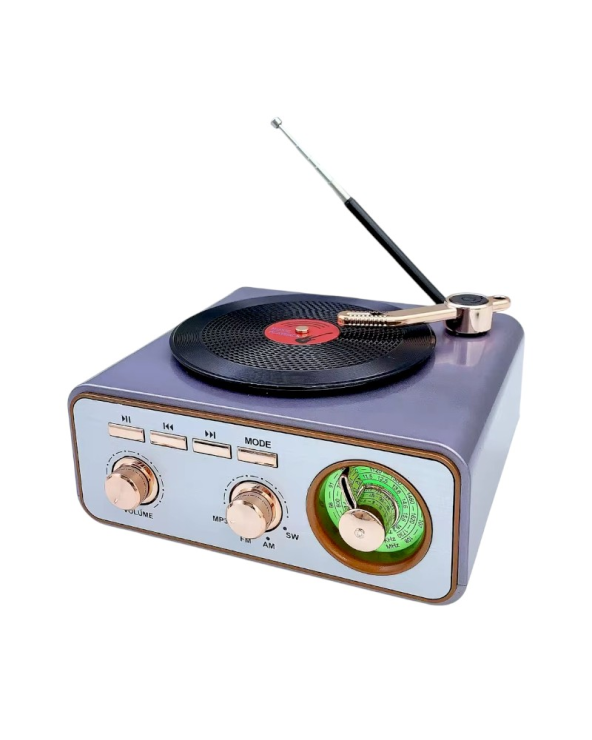 Επαναφορτιζόμενο ραδιόφωνο Retro - M1217BT - 112172 - Purple