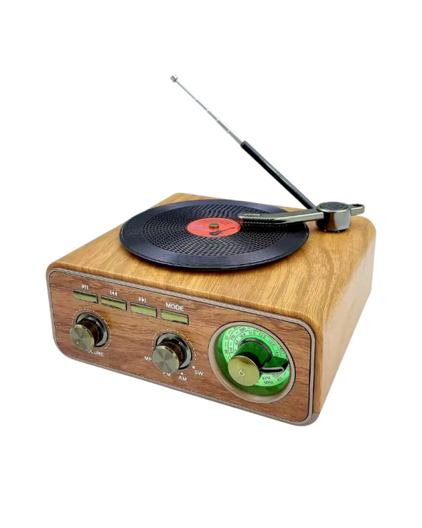 Επαναφορτιζόμενο ραδιόφωνο Retro - M1317BT - 113179 - Brown