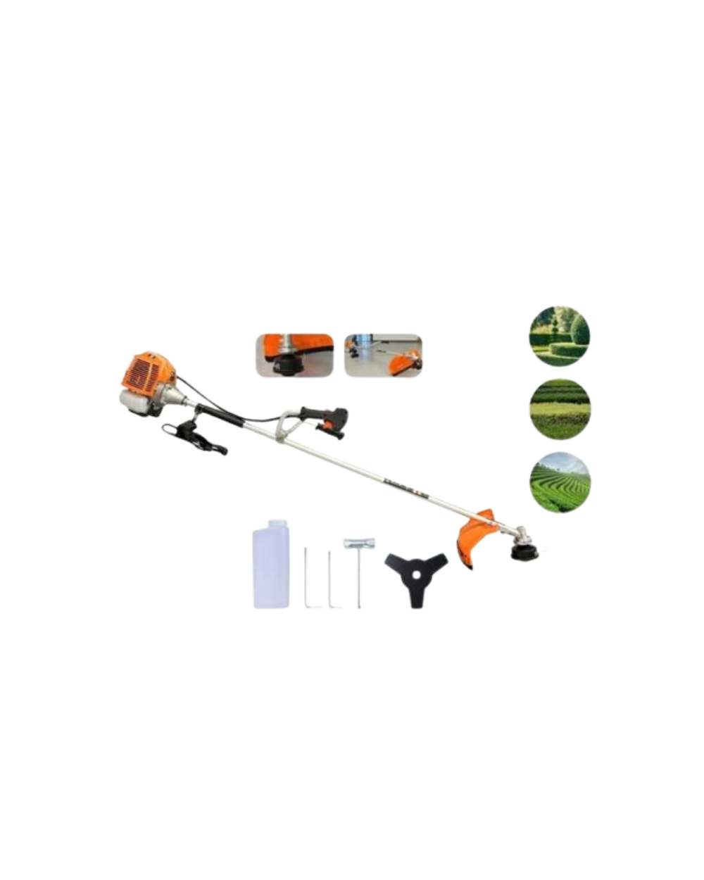 Δίχρονο βενζινοκίνητο χορτοκοπτικό ώμου & χειρός - 1500W/2HP - Finder